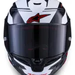 CASCO ALPINESTARS SUPERTECH S-R7 A-CORE NGO/ROJO/BLANCO