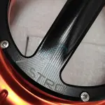 Tapa De Motor Tranparente Aluminio Cnc Ktm Duke Rc 250 390