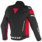 Chamarra Dainese Racing 3 D-Dry NGO/ROJO