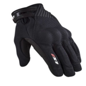 GUANTES LS2 DART PARA CABALLER NEGRO