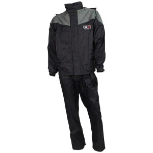 IMPERMEABLE R7 RACING PREMIUM NEGRO GRIS