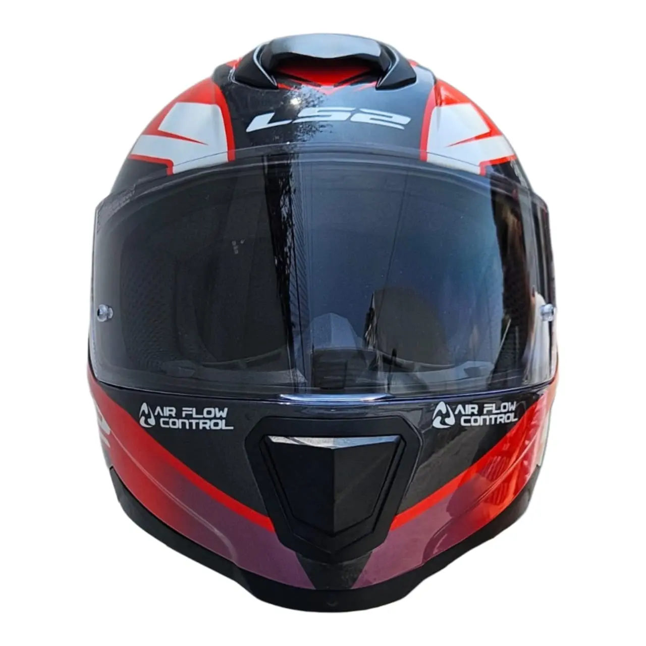CASCO FLASH NGO/BCO/ROJO SIN INTER