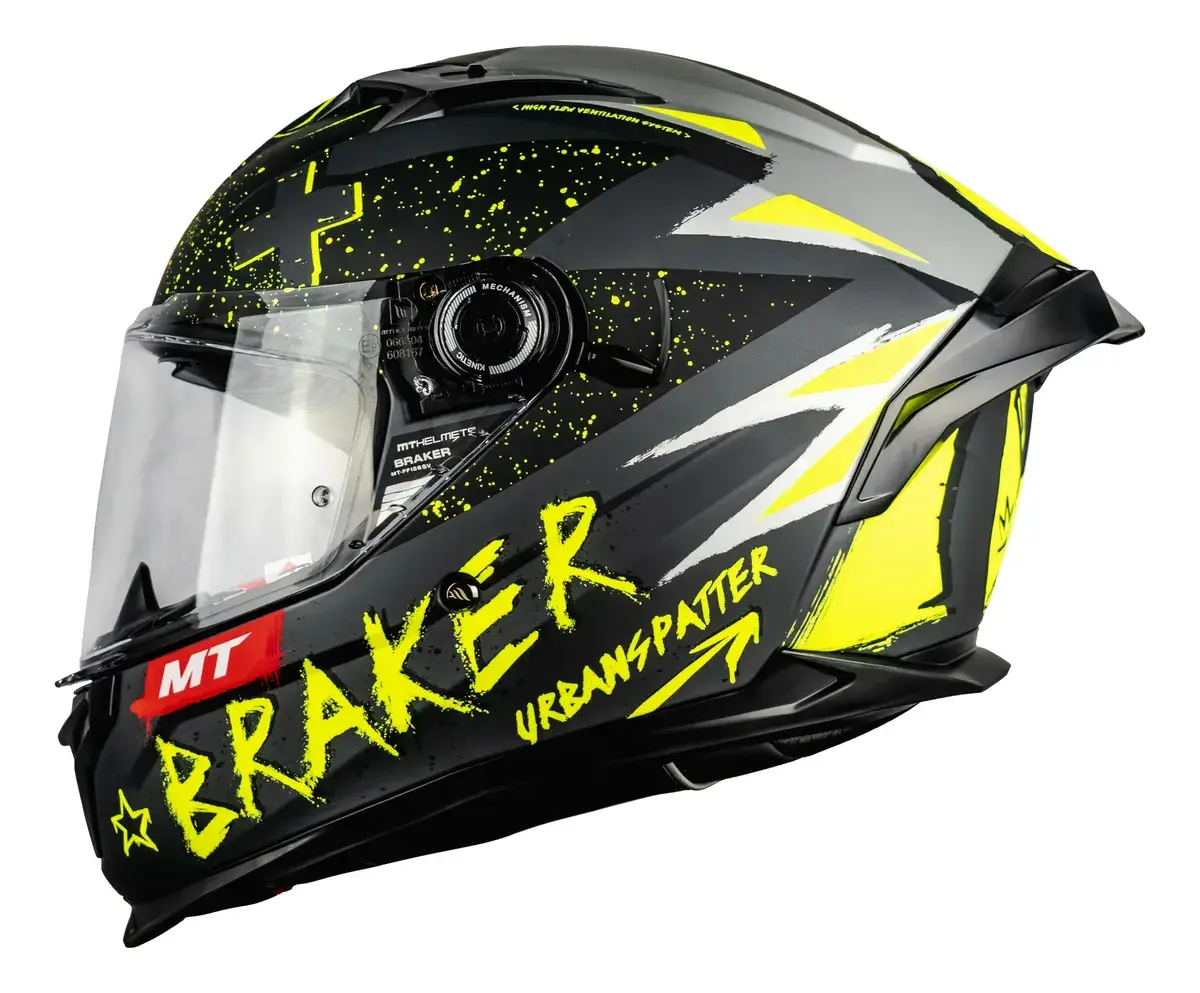 CASCO MT HELMETS FF128sv BRAKER SV URBANSPATTER GRIS/ AMA