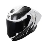 CASCO R7 STRYKER BLANCO/NEGRO