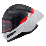 CASCO R7 STRYKER NEGRO BLANCO ROJO