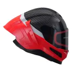 CASCO R7 STRYKER NEGRO/ROJO
