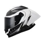 CASCO R7 STRYKER BLANCO/NEGRO