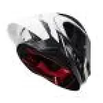 CASCO R7 STRYKER BLANCO/NEGRO