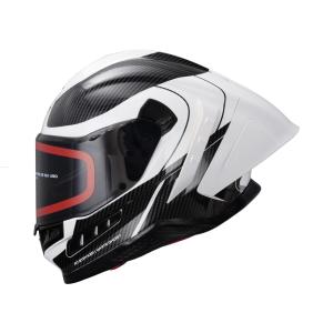 CASCO R7 STRYKER BLANCO/NEGRO