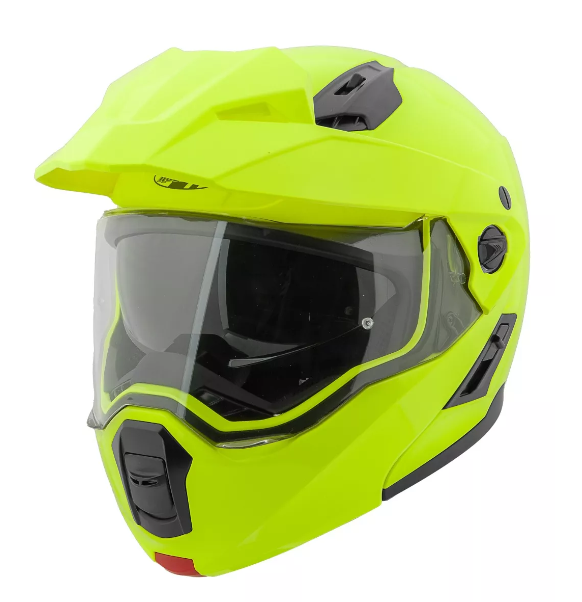 Casco Abatible Joe Rocket Rkt 500 Solid Neón Brillante
