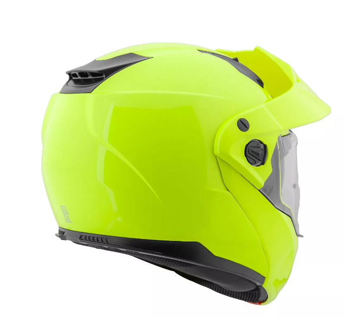 Casco Abatible Joe Rocket Rkt 500 Solid Neón Brillante