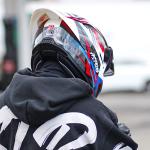 CASCO ASTRO PISTA BATMAX AZUL, BLANCO. ROJO