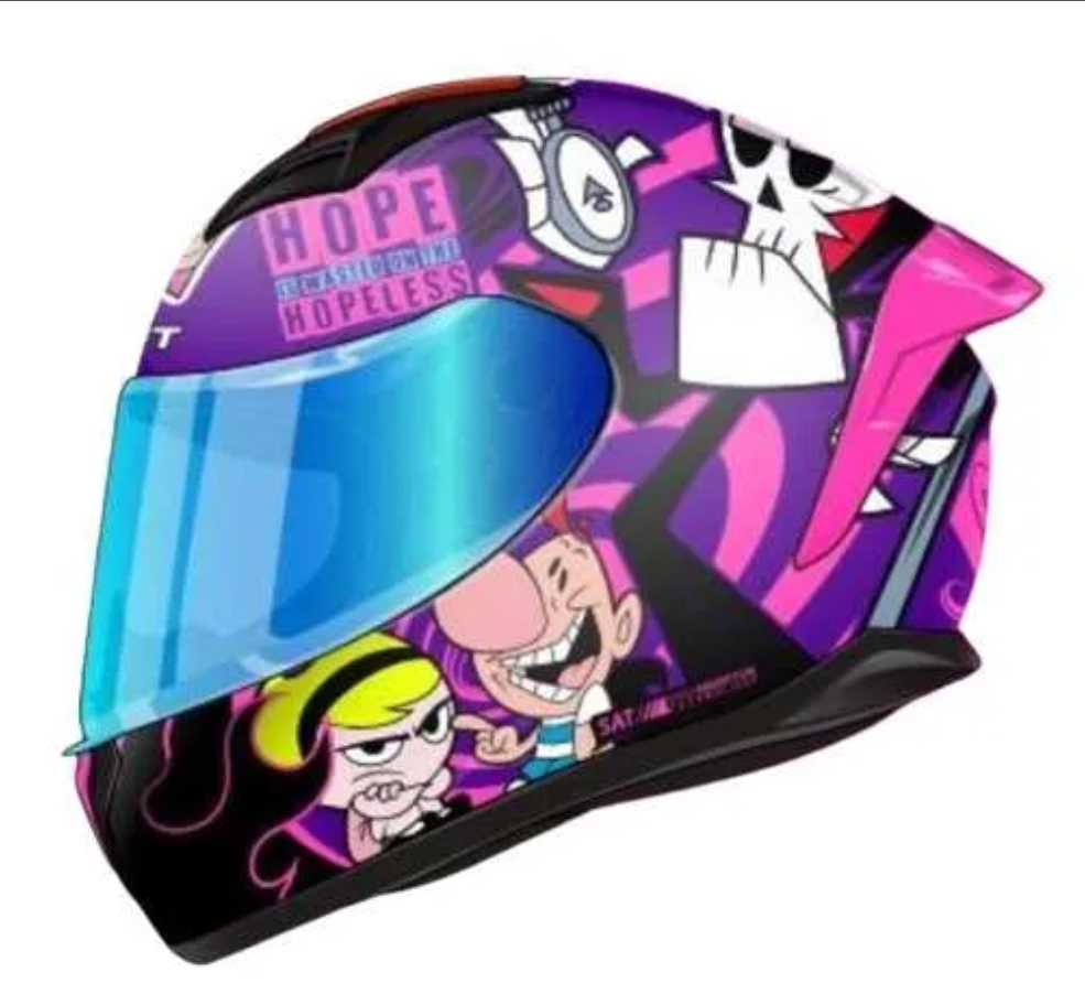 Casco Integral Shaft SH-582 SP Billy y Mandy PURPURA