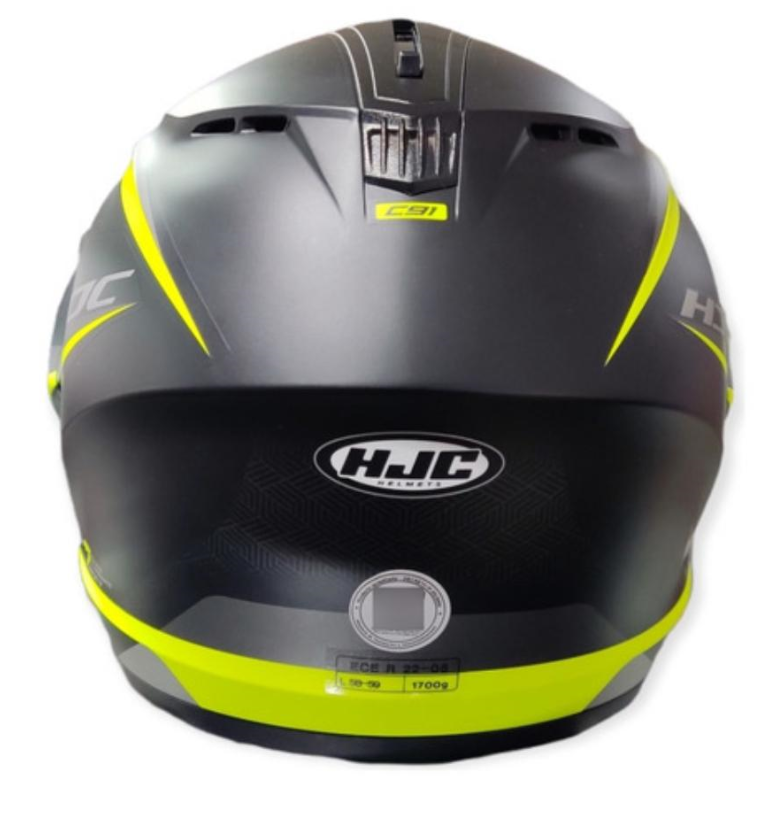Casco HJC C-91 Taly Negro Fluo